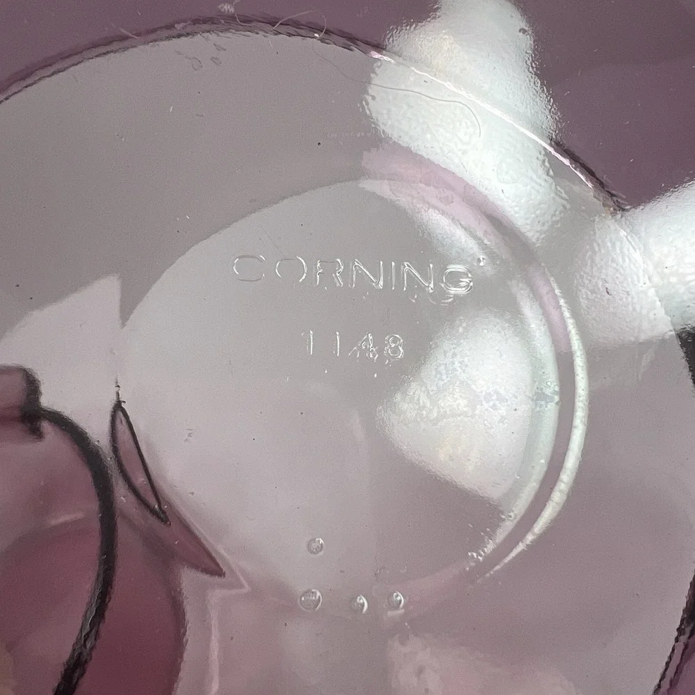 Corning Visions Casserole Dish Set Amethyst Purple Excellent Vintage 1174 1148